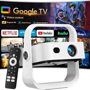 PIGNYNT Projector with Google Tv/Voice Control