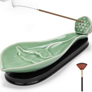 RYTHENE Lotus Incense Holder with Ash Catcher