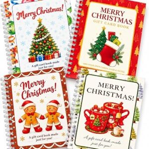 NELIANGIA Christmas Gift Card Books