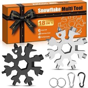 ZWZIOO 18 in 1 Snowflake Multitool 2 Pack