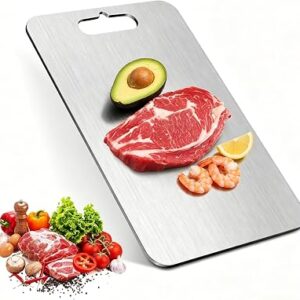 Titanium Cutting Board, Solid Pure Titanium Kitchen Prep Board