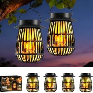 KYEKIO Solar Flame Lanterns 4Pcs