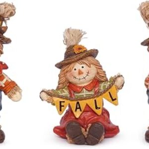 YEEHAWHOO Fall Scarecrow Decor Figurines