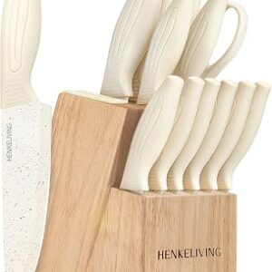 HENKELIVING Kitchen Knife Block Set