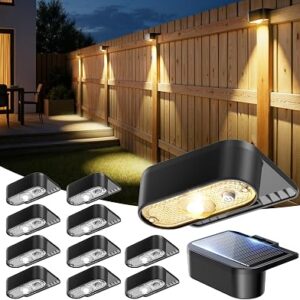 JOFIOS Solar Fence Lights 12 Pack