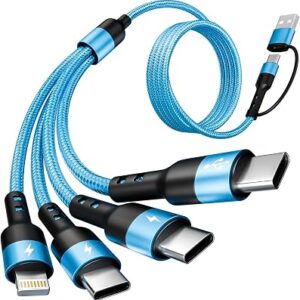 Travel Essentials 4 in 2 Multi Charging Cable for iPhone