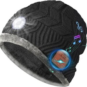 HIGHEVER Bluetooth Beanie with Light Gifts