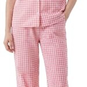 BGYLU 100% Cotton Gingham Pajama Set