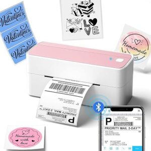 Phomemo Bluetooth Thermal Label Printer, 241BT Label Printer & 20Pcs Labels