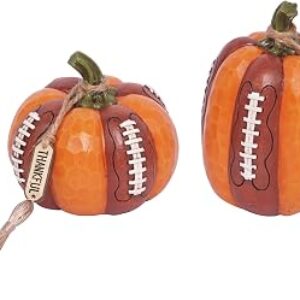 KOVARIENT Fall Football Pumpkin Decorations