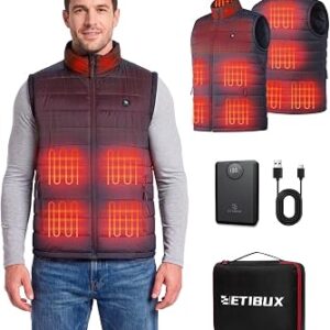 ETIBUX Mens Heated Vest