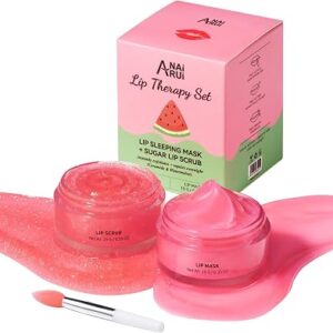 ANAI RUI Lip Scrub & Lip Mask Set