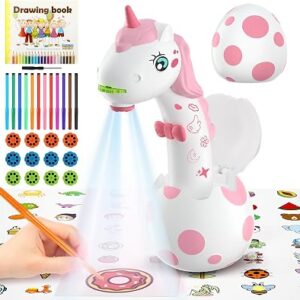 Unicorn Drawing Projector Toys for Ages 5-7
