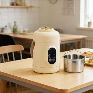 Mini Electric Cooking Pot Portable Stainless Steel Ramen Cooker 500W 0.8L