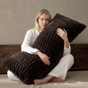 DREAM VALLEY Rabbit Fur Body Pillow Cover