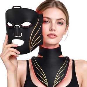AIMILOVE Red Light Therapy Mask for Face & Neck
