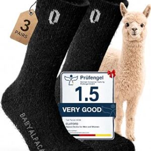 CLATOFO Premium Alpaca Wool Socks