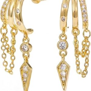 MUMREUES Gold Dangle Earrings