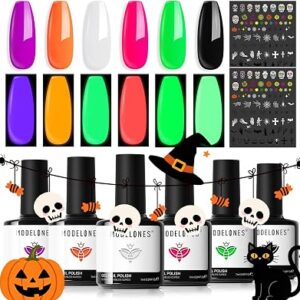 MODELONES Halloween Gel Nail Polish Set