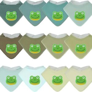 BENOXINE Muslin Baby Bibs 12 Pack