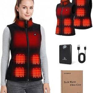 ETIBUX Womens Heated Fleece Vest