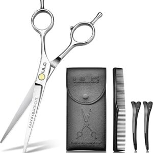 6.5″ Silver Premium Hair Cutting Scissors, Professional Hair Scissors