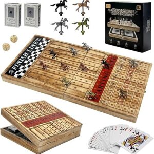BZNOTA 23 Inch Horse Race Board Game