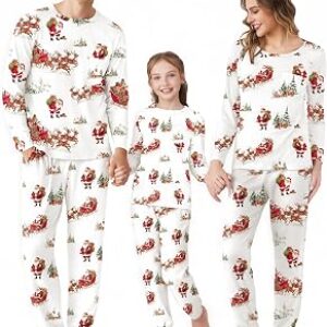 EKOUAER Family Matching Christmas Pajamas