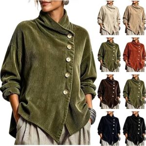 RIANCLUD Women’s Corduroy Jacket