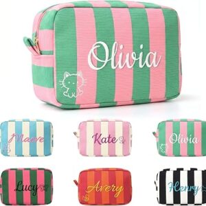 Color Striped Makeup Travel Bag