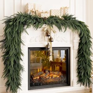SHUANGJISHAN 6FT 2 Pcs Christmas Garland