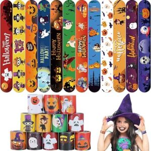 GENUVI Halloween Slap Bracelets 36 PCS