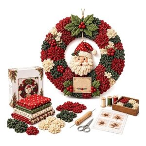 NELIANGIA Fabric Poke Wreath DIY Kit