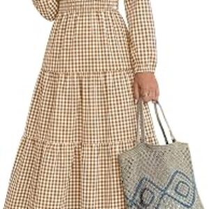 Caracilia Womens Long Sleeve Dresses