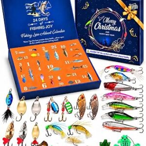 Fishing Advent Calendar 2026 24-Day Fishing Lure for Men