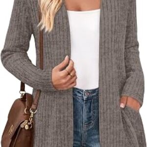 WIHOLL Open Front Cardigan Sweater