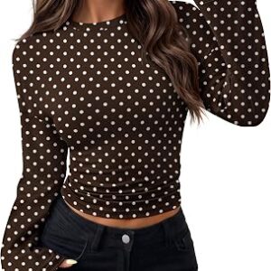 JUICICI Long Sleeve Striped Tops