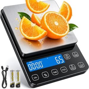 Food Scale, 0.1g Precision Digital Kitchen Scale With Percentage Mode