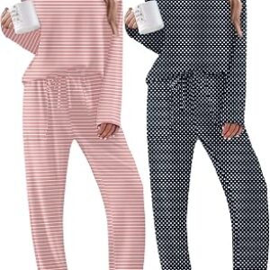 EKOUAER 2 Pack Pajama Sets