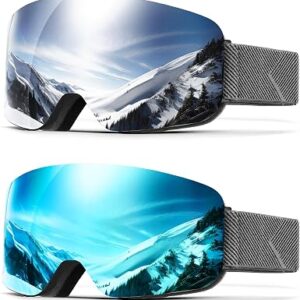 QALLY Men Womenn Ski Goggles
