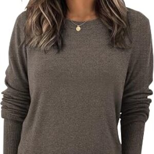 Womens Wool Blend Pullover Sweater