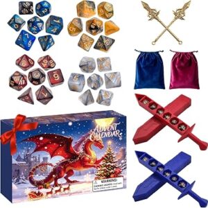 DND Dice Advent Calendar 2026 Mystery Halloween 24 Days