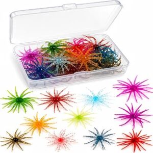 14PCS Fuzzy Dice Baits for Bass Fishing