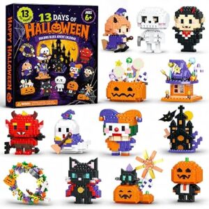 13PCS Halloween Building Blocks for Kids Ages 6+, Halloween Party Favor