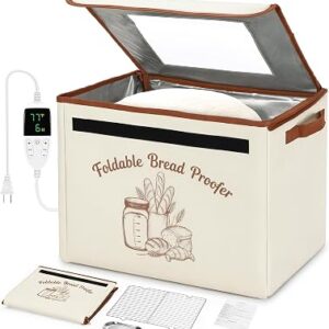 Folding Bread Proofing Box Dough Proofer 50-122°F 1-48H Timer for Sourdough