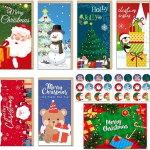 HSHFAMIIY 24Pcs Christmas Money Cards