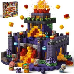 idoot 100PCS Magnetic Blocks, STEM Magnet Building Toys for Kids 3+