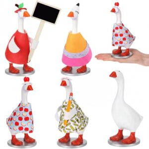 AceOrbit Magnetic Desk Goose, 4 Outfits Back to School Apple Chalkboard