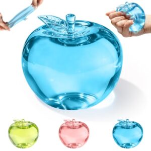 ADTWOMERIE Maltose Blue Apple Squishy Sensory Squeeze Fidget Toys | Great stress relief fidget for teens and adults home office travel nice gift for birthdays party favors stocking stuffers