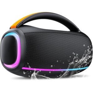 Ajblg Speakers Bluetooth Wireless: 80w Loud Speaker with Bass, 30H Playtime, IPX7 Waterproof, Bluetooth Speakers Outdoor for Work, Outdoor, Workshop, Garage, Portable Speaker with TWS